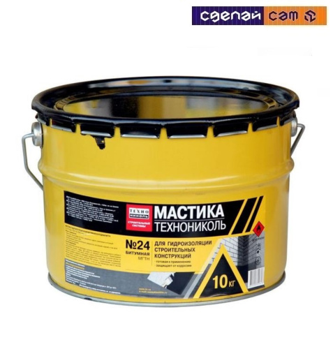 ТЕХНОНИКОЛЬ мастика битумная №24, 10 кг