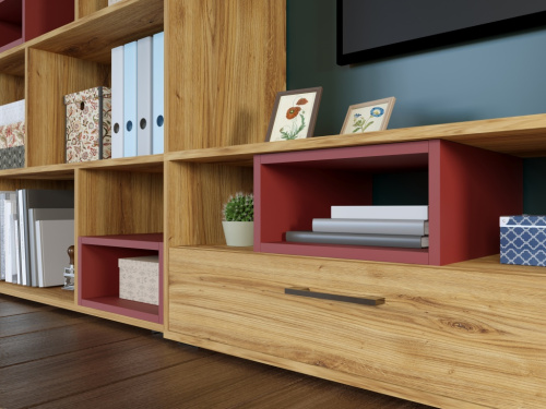 Плита древесно-стружечная ламинированная ЛДСП, Е0.5, BYSPAN 2800х2070х18 Каньон 365 SWN