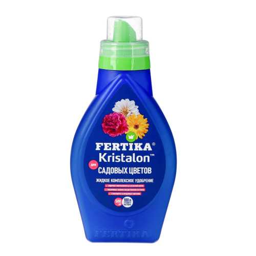 Минеральное удобрение ФЕРТИКА "Кристалон для Садовых цветов жидкий" (500мл)