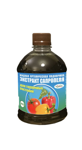 Жидкая органическая подкормка "Экстракт Сапропеля" для парников и теплиц (Арт.03-500С)