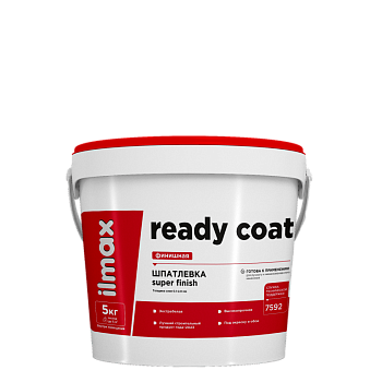 Шпатлевка белая В П 1 ПС ilmax ready coat шпатлевка финишная 5кг