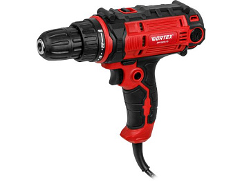 Дрель-шуруповерт WORTEX DR 1025-1 D в кор. 300 Вт, 50 Нм, 2 скор., арт.1318793