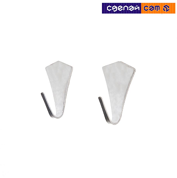 Крючок  "Овал" (набор 2 шт.)  на липучке (646972)