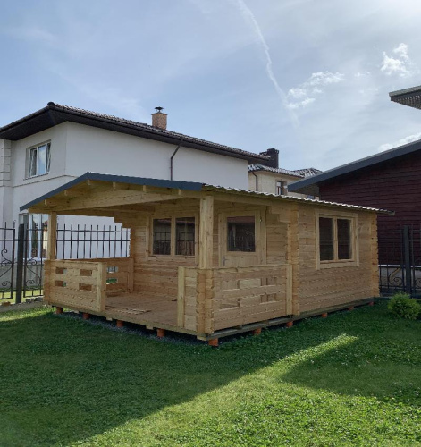 Садовый домик Эльза 4,8x3,8 толщина 44 мм (готовая комплектация)