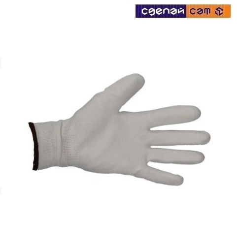 Перчатки рабочие PROTECT2U WHITE LINE R9