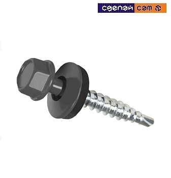 Саморез 4,8x35мм RAL7024