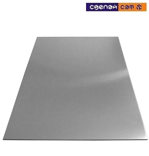 Лист алюминиевый АМг2 м 1,2×300×600 Гладкий,9453