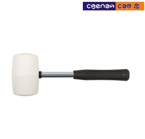 Молоток резиновый D40/225гр металл. рукоятка Top Tools  02A310