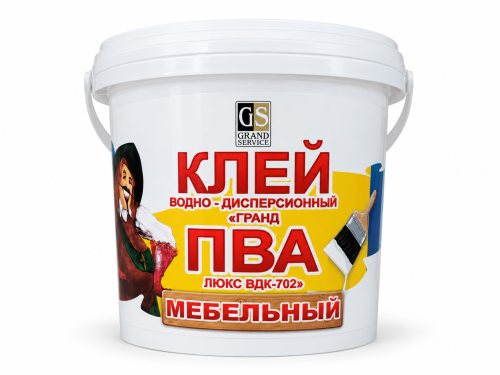 Клей ПВА мебельный «Гранд Люкс ВДК-702», 1 кг