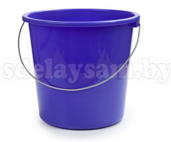 Ведро 5 л лазурно-синий BEROSSI