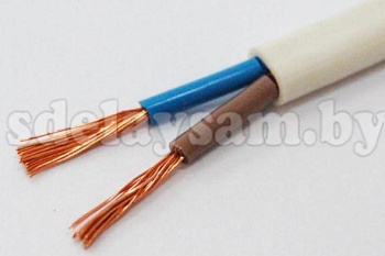 Шнур ШВВП-с 2*0.75 бел  