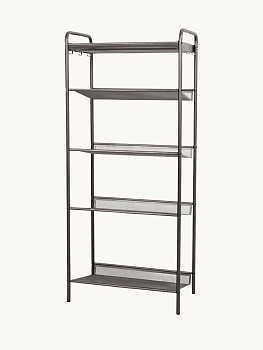 Подставка для обуви 5-и  полочная "Женева 15" ( Geneva shoes 15) (Графит)