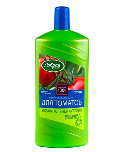 Добрая сила Жидкое органо-минеральное удобрение для томатов, баклажанов, перцев, фл. 250 мл , РФ