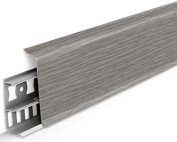 Плинтус напольный 70мм 2,2м "Идеал Деконика", 210 Дуб пепельный