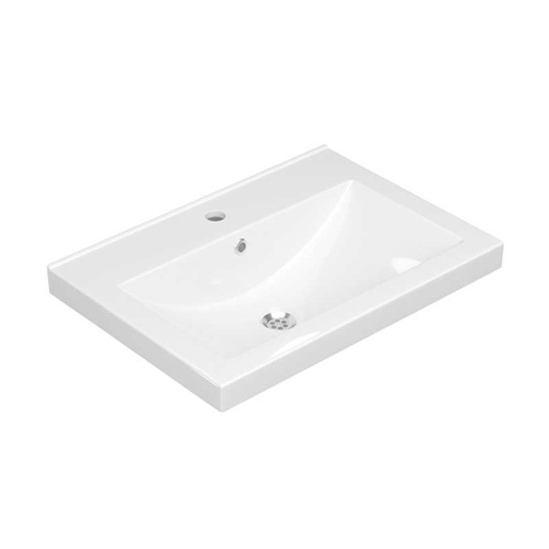Умывальник встраиваемый керам. Тобаго 60 с/с белый с.1