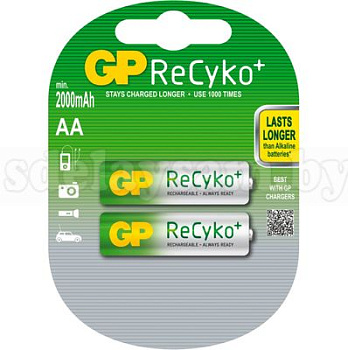 Аккумулятор GP ReCyko AA 2000mAh 2BP АА