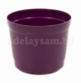 Горшок цветочный "Жасмин" h=91 мм - 0.6 л фиолетовый