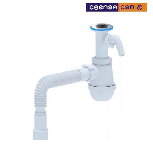 Сифон АНИ ПЛАСТ Грот 1 1/2" 40 