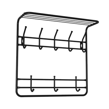 Вешалка 2х ярусная 60 (Черный)