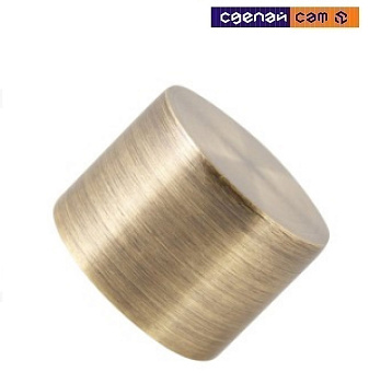 Заглушка D25 Плоская Антик