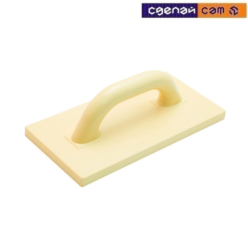 Терка полиуретановая желтая Профи 120x240 мм