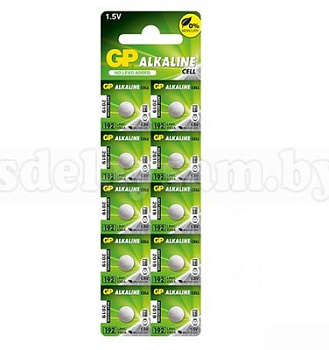 Элемент питания GP 164/LR620/AG1 10BP