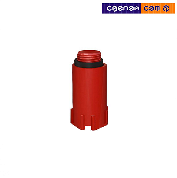 Заглушка для водной розетки красная 1/2 (9888PP12B6)
