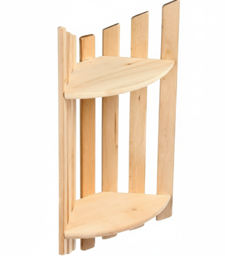 Полка угловая 2-х уровневая МП-55