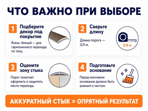 КТМ-2000 порог алюминиевый 120-408K, ясень тёмный, 900 мм фото 4
