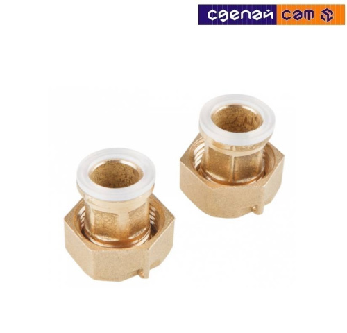 Узел присоединительный DN-15х37 (инд.упаковка),РБ