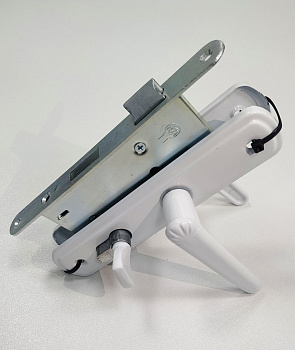 Замок цилиндровый врезной ЗВ4-Б-5К-29-02/1.2 белый