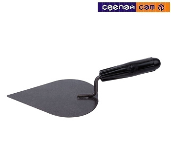 Кельма штукатура КШ1 деревянная ручка с отбойником КШ1/О