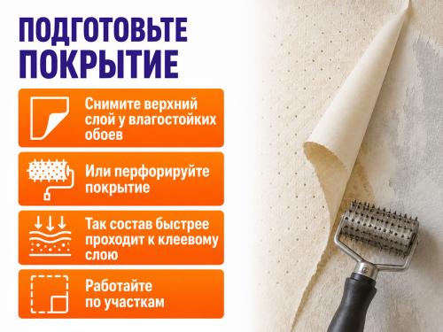 Средство для удаления обоев PUFAS Tap-Ex, 250 мл фото 4