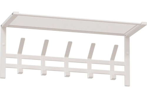 Вешалка с полкой "Торонто 21", hanger with shelf (Белый)