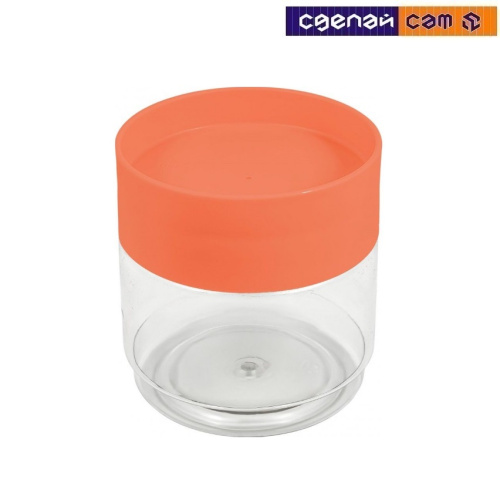 Банка для хранения сыпучих продуктов STOCKHOLM 0,5 л коралловый 