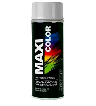 Эмаль-аэрозоль универсальная MAXI COLOR RAL7035 7035MX 400 мл (Светло-серая)