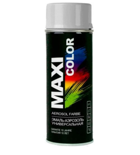 Эмаль-аэрозоль универсальная MAXI COLOR RAL7035 7035MX 400 мл (Светло-серая)