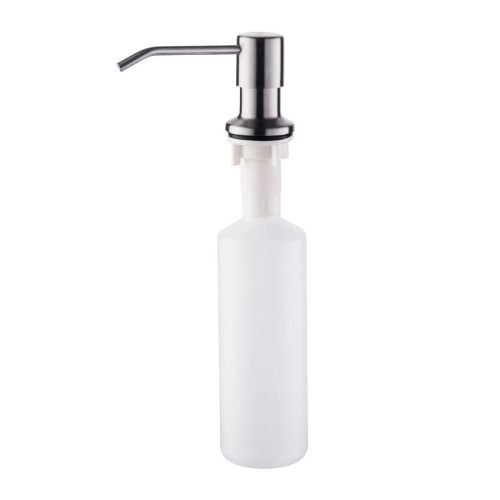 Комплект Мойка WA11-12 бело-черная Wisent+Смеситель W4998-3-28 вайт Wisent+Дозатор WW405A сатин Wisent