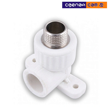 Угол с наружной резьбой (простое крепление) 20х1/2" (10121020Г)