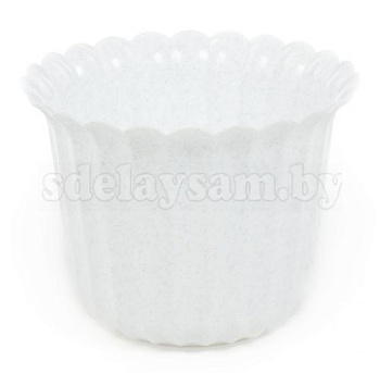 Горшок цветочный "Виола"  h=110 мм - 1 л мраморный