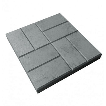 Плитка 400*400*50 мм. (8 кирпичей) под заказ