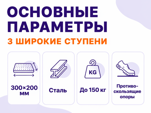 Стремянка Sarayli S1113 фото 2