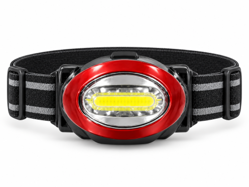 Фонарь налобный Camelion LED5382, COB, чёрный, 4 режима