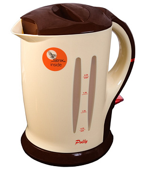 Электрочайник Polly ЕК-12 Бежево-коричневый, РБ