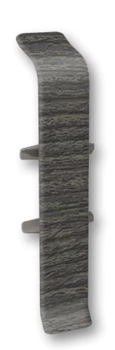 Соединитель  для плинтуса 70мм "Идеал Деконика", 352 Каштан серый