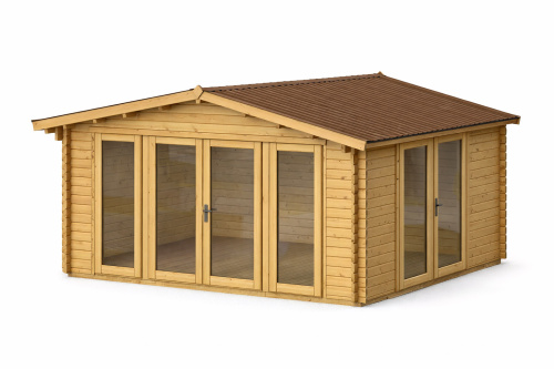 Садовый домик Март 5х4 толщина 44 мм (готовая комплектация)