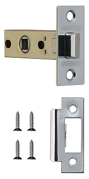 Защелка врезная METF12-45-25 (F12-45-25) CP хром (27359) (FUARO)