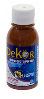Паста колерная  "DEKOR" шиповник №12 0,1 кг