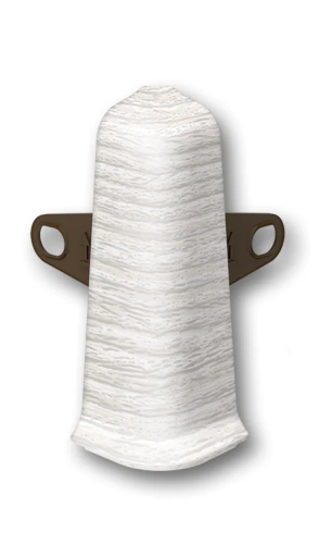 Угол наружный  для плинтуса 70мм "Идеал Деконика", 265 Клен патина