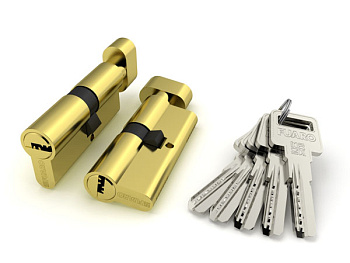 Цилиндровый механизм (R602/70) R6002 Knob 70 (30+10+30) PB 5Key